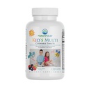 Luonnon Lab Kid Multi Natural Purut vitamiinit - Täydellinen lasten monivitamiini rautaa, magnesiumia, sinkkiä ja kalsiumia - sekoitettu marja maku - 120 tablettia ikäisille 2+