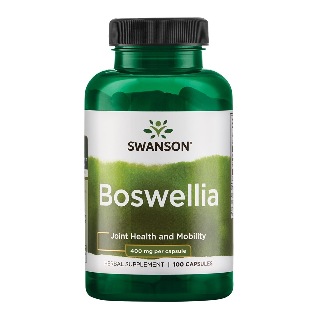 Swanson Boswellia Joint Joustoliike Tuki Ayurvedic Herb (boswellia serrata hartsi) 400 mg per kapseli 800 mg per tarjoilu 100
