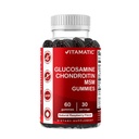 Vitamaattiset glukosamiinikondroitiinit, joissa on MSM & E-vitamiinia.