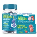 MYLICON Tummy Relief för barn Bundle, dagtid Tummy Relief tabletter + Nighttime Gummies med Melatonin