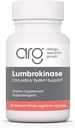 Allergiforskningsgrupp Lumbrokinase Supplement - Cirkulatorisk systemstöd, stöder blodcirkulation redan i den normala nivån - 30 fördröjda utsläpp vegetariska kapslar
