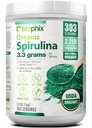 Biophix Organic Spirulina Powder, 2,2 Lbs 100% Pure Spirulina Blue Green Algae Powder, Vegan, Non GMO, ei-säteilyä, USDA Certified, Paras proteiini Superfood