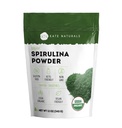 Kate Naturals Organic Spirulina Powder. Ravintola Dense Superfood Superfood Supplement (12 oz, USDA Certified, ei-GMO, Gluteeniton)