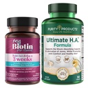 Puhtaus Tuotteet Bundle - MyBiotin ProClinical + Ultimate H.A MyBiotin ProClinical (Biotin, MB40X Matrix, Astaksantiini) - Ultimate H.A. (BioCell Collagen, Quercetin, Hyaluronic Acid +More)
