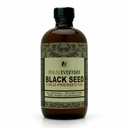 Musta SEED ÖLJY - 16 oz lasipullo. 100% puhdasta ja kylmäpuristettua. Suodattamaton, laimentamaton, raaka Heksaani- ja säilöntäaineet ilmaisia. Tumma & voimakas