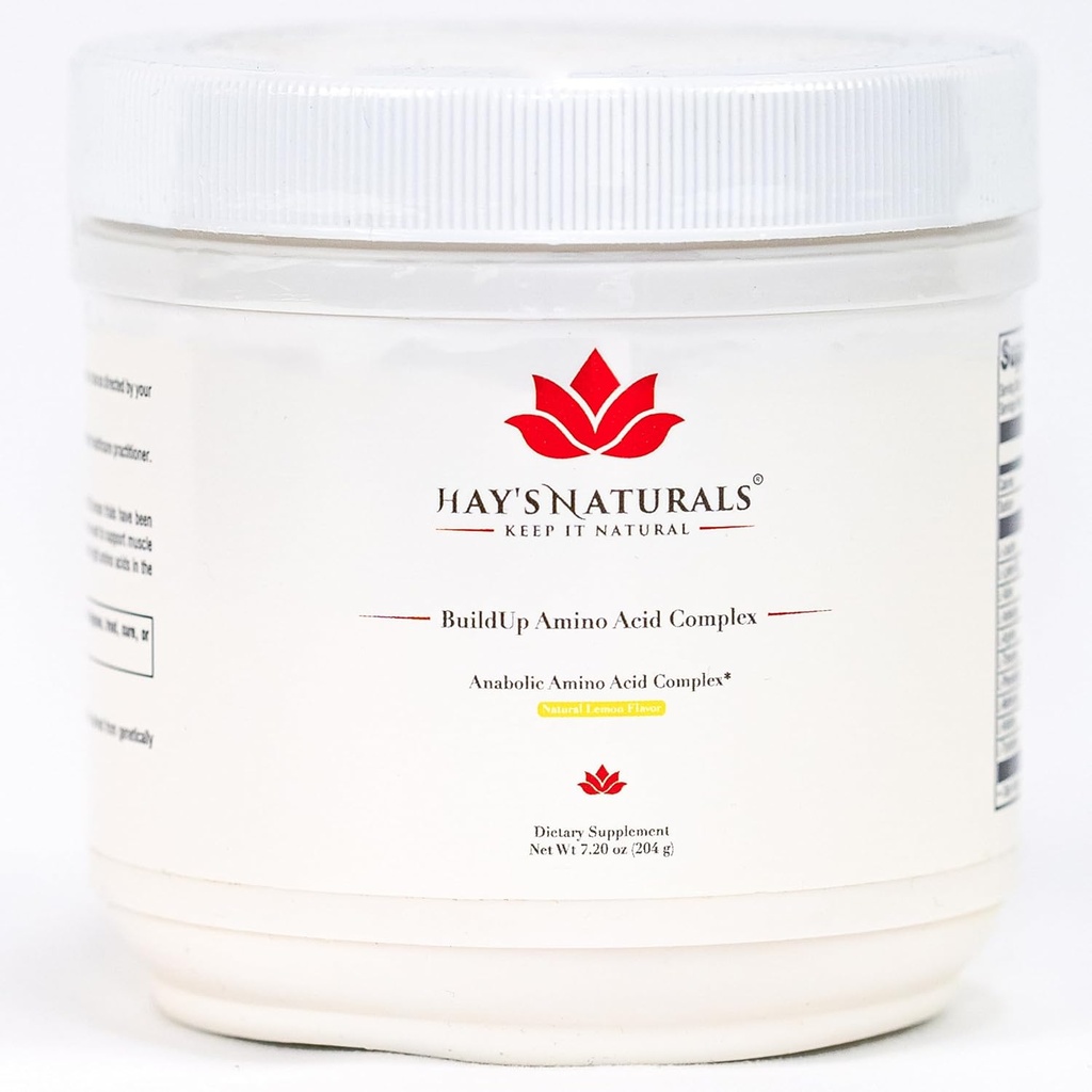 Hay's Naturals BuildUp - Advanced Amino Acid Complex BCAA Powder with All Essential Amino Acids for Lean Muscle Growth, Enhanced Strength & Recovery ... 30 Servings