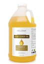 velona Cod Liver Oil - 64 Fl Oz - 1000A/100D IU/g Omega 3 -vitamiinit A & D3 - norjalainen arktinen kestävästi lähdetty Nordic Oil - Hiukset, vartalo ja ihonhoito - käytä tänään - Nauti tuloksista