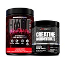 PROSUPPS Hyde Painajaisen Intense Energy Pre-workout, Blood Berry, ja Creatine 300 Bundle