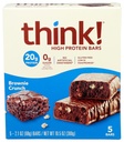 Glanbia Performance Thinkthin High Protein Bars, Brownie Crunch, 5 t