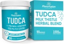 Flora Fusion Dr. Millers TUDCA med mjölk Thistle Extract, 1000mg per servering, lever och Gallbladder Cleanse Supplement, Stöder Leverfunktion, 90 kapslar (45-dagars leverans)