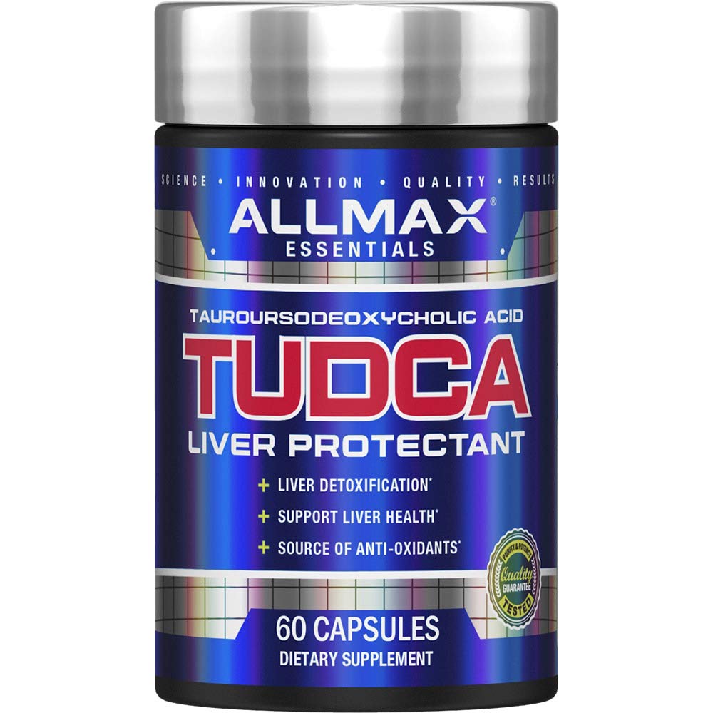 ALLMAX TUDCA+ - 60 kapselia - Maksan ja Gut Health - Gluteenittomat ja muut kuin GMO:t - 60 annosta