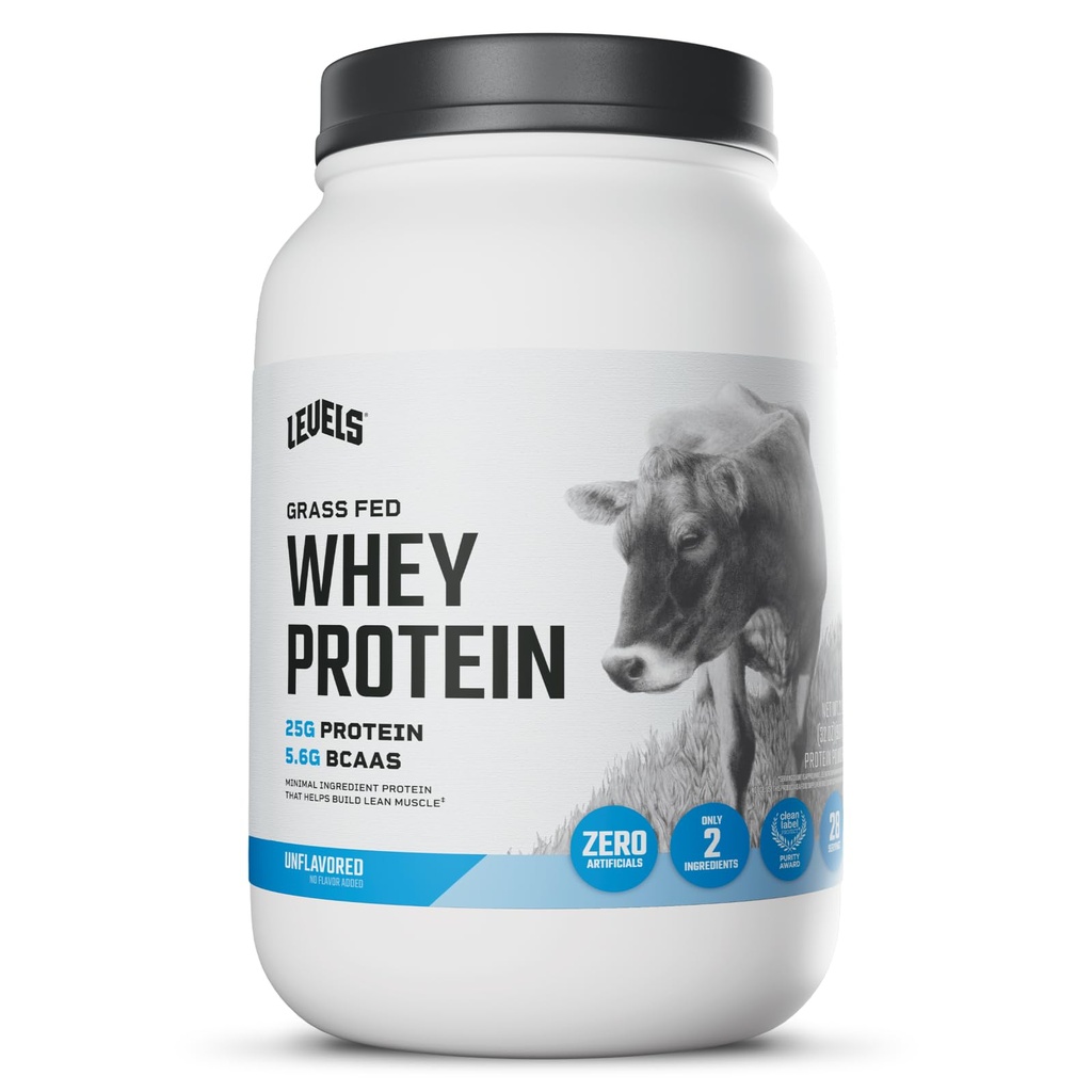 Tasot Grass Fed Whey Protein Powder, Ei keinotekoisia, 25G proteiinia, makuamaton, 2LB