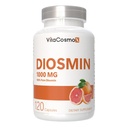 Diosmiinikapselit, 120 kreivi, 1000 mg tarjoilu, vegaaninen, Citrus Bioflavonoids 100% kasvissyöjä, ei-GMO & Gluteeniton diosmiinin lisäaine Max Strength