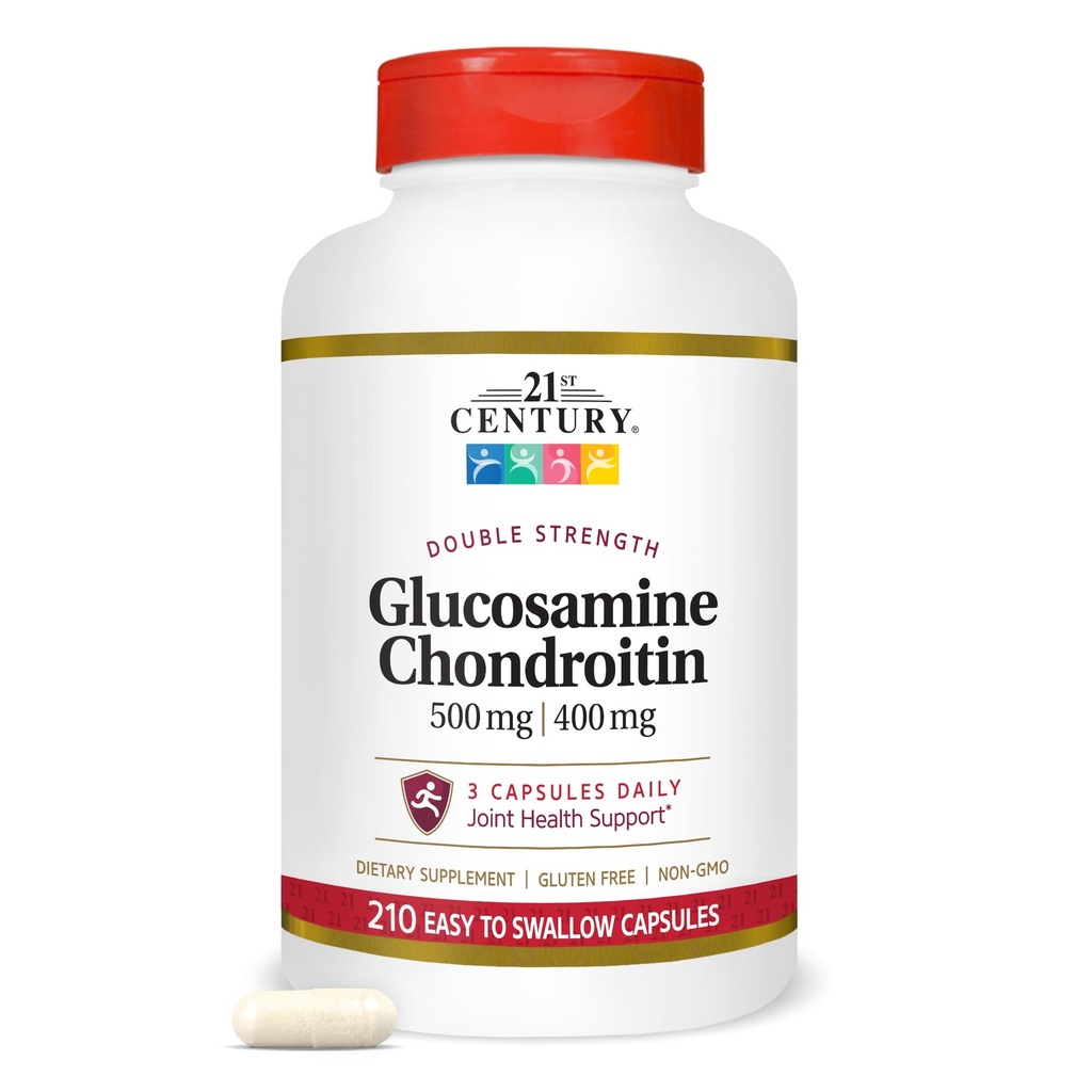 21st Century Glukosamiini Chondroitin 500/400 mg - Double Strength, cp 210