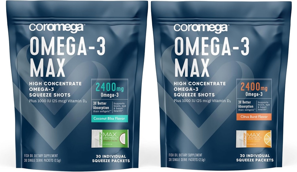 Coromega Omega-3 Fish Oil Bundle 