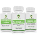 VitaMonk Matcha, pieni annos kofeiinia ja Theanine Bundle - rauhallinen, keskittynyt energia ilman Jitterejä