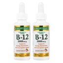 Nature's Bounty B-12 5000 mikrog Sublingual Liquid Energy Health, 2 Fl Oz (2 pulloa)