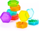 Pieni pilleri Organizer, 7 Packs matka pilleri laatikko Kannettava 7 päivää BPA Ilmainen Mini pilleri Organizer taskulaukku Salkku Matka pillereitä Lääketiede Turska Maksan öljyn varastointilaatikko
