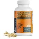 Bronson Glukosamiini Chondroitin Turmeric & MSM Advanced Joint & Cartilage Formula, tukee terveitä niveliä, liikkuvuus & Cartilage - ei-GMO, 360 kapselia