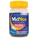 MidNite Deep Sleep Extra Strength, 10 mg melatoniinin unilääke, ei-luontoiset ravintolisät aikuisille, lääkevapaa, gluteeniton, laktoositon, kasvissyöjäystävällinen, 36 Gummy