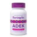 Barimelts ADEK - 60 Fast-Dissolving tabletter (2-månaders leverans) - Sockerfri bariatriska vitaminer för kvinnor inklusive vitamin A, vitamin D, vitamin E & Vitamin K, naturlig jordgubbsmak