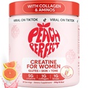 Persikka Täydellinen Creatiini naisille Micronized Creatiini Monohydraatti Powder BCAA & Collagen for Glute Strength Support, Tehostaa energiaa, keskittyä, vahvuus, ja Endurance ...