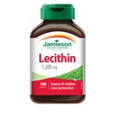 Jamieson Lecithin 1200 mg, 100 Softgels - lähde koliini maksan suojelua