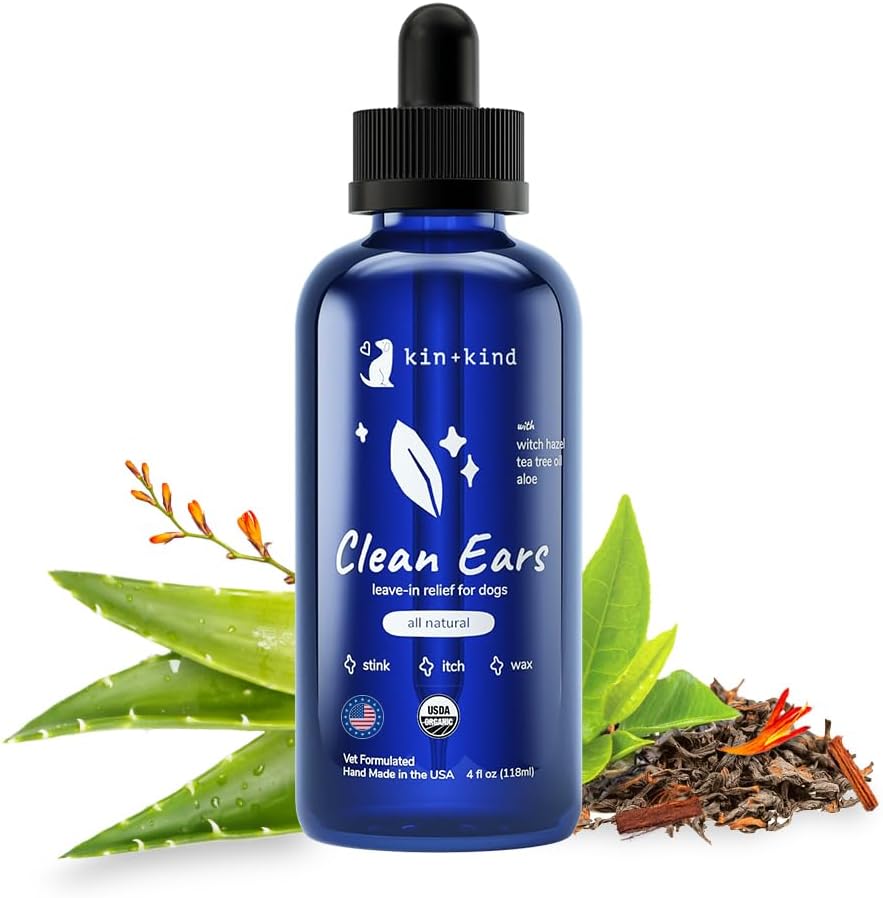 kin+kind Dog Ear Cleaner Solution 