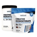 Nutricost Micronized Creatine Monohydraatti 500 Gram ja 20 Sticks (Variety) Bundle