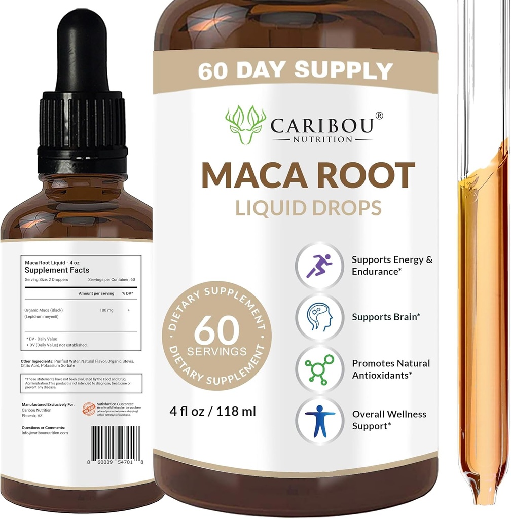 Maca juuri Liquid Drops 