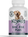 Nzymes® Bac-Pak Plus 100 Grams Digestive Enzymes and Probiotics for Digestion, Loose Stools, Diarrhea, Constipation, Improved Nutrient Uptake - Tillverkad i USA