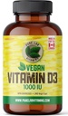Puhdas Lab-vitamiinit Vegaani D3 1000IU, 240 Vegi-Caps Valmistettu Kanadassa