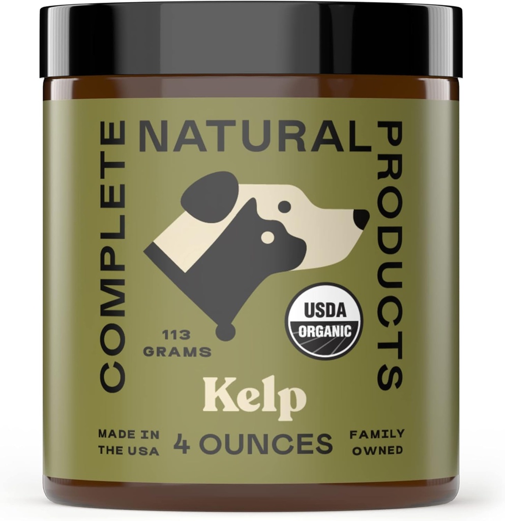Complete Natural Products Organic Kelp Powder for Lemmikkieläimet - 4oz - Pure Organic Kelp Powder