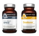 Elämän laatu Kaikki luonnollinen immuuni tuki ja detox Bundle - Kinoko Platinum AHCC Sieniuute - Deodorex Detox Support Supplement