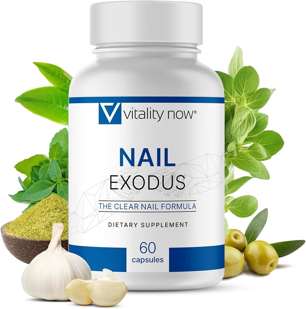 Nail Exodus - Vitality Healthy Nails - Premium Formel för friskare fötter - 60 kapslar