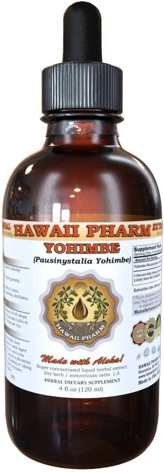 Yohimbe Liquid Extract, Yohimbe Liquid (Pausinystalia Yohimbe) Tinktur 4 uns