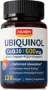 CoQ10 600mg Softgels,Ubiquinol Q10 Coenzyme Supplement,Coq 10 600mg Vitamins Maximal Absorption, Antioxidant Support för hjärthälsa och energi