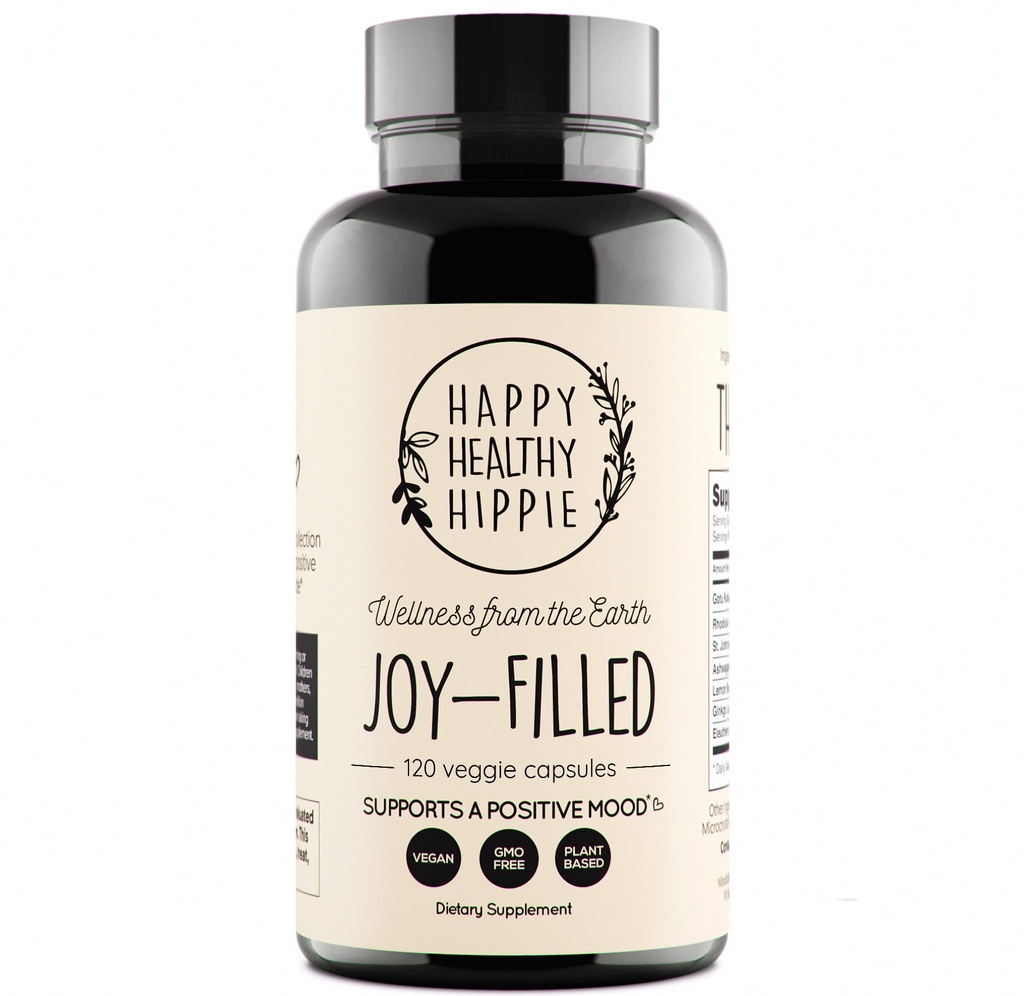 Joy-Filled Mieliala Support Supplement - 7 Herb Complex w/St. Johns Worts (120 Ct) 