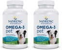 Nordic Naturals Omega-3 Lemmikki, makuton - 120 pehmeää geeliä - 330 mg Omega-3 per pehmeä geeli - Fish Oil for Dogs with EPA & DHA - Edistää sydäntä, ihoa, turkkia, & Immunoterveys (paketti 2)