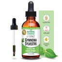 Gymnema Sylvestre-Liquid Extract, alkoholiton, gluteeniton, ei-GMO, Dropper, pullo- 1 oz
