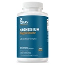 Tobias Magnesium Bisglysinaatti, suuri imeytyminen Magnesium Buffed Chelate Complex, 200 mg kapselia kohti, tukee energiaa, lihaksia, luuta ja yhteistä terveyttä, ei-muuntogeenistä magnesiumia sisältävä täydennysosa, 120 kapselia
