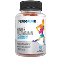 Runner Multivitamiini Gummies - Päivittäinen vitamiini käynnissä vitamiineja A, C, D, E, ja B Complex 50% vähemmän sokeria ...