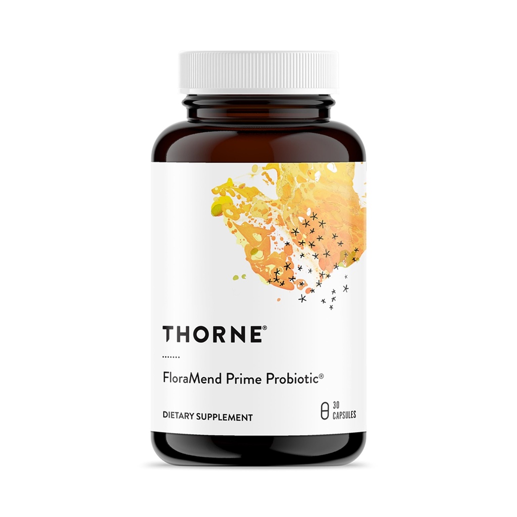 THORNE - FloraMend Prime Probiootti - Hylly Stable Probiootti Blend - Gut Health täydentää Aid Painonhallinta & tuki Ruoansulatuskanavan* - 30 Tarjoilut