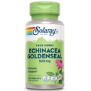 SOLARAY Echinacea Goldenseal - Kraftfullt blandning av två växtbaserade kosttillskott för Wellness Support - 250mg Ea Echinacea Root och Goldenseal Root - Non GMO, Vegan, Gluten Free, 60-dagars garanti, 100 portioner