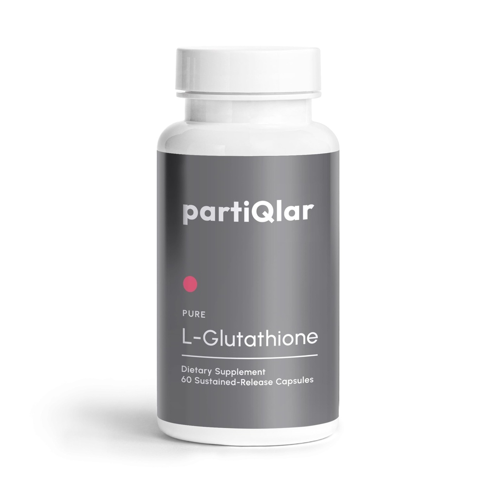 Ren L-Glutathione 500mg - Antioxidant Support & Detox Supplement - 2-månaders Supply - Tillverkad i USA - Reducerad Glutathione Form - Sustained Release 60 kapslar