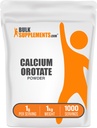 BulkSuplements.com Kalsium Orotate Powder - Kalsiumlisä, korkea hyötyosuus - makuamaton & Gluteeniton, 1 g per tarjoilu, 1 kg (2,2 lbs) (Pakkaus 1)