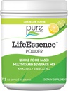 Rena Essence Labs LifeEssence Multivitaminpulver för män och kvinnor, naturligt växtbaserade tillskott med vitamin D3, B12 och Biotin, Energizing Whole Food Based Powder Mix, 7.3 oz