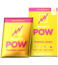 EBOOST POW Natural Pre Treout Powder - 15 Packets, Tropical Punch - Preworkout Energy Booster kuntosali täydentää Drink Mix miesten ja naisten - suorituskyky, yhteinen liikkuvuus tuki - Gluteeniton