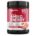 Optimum Nutrition Amino Energy - Pre Treout kanssa Green Tea, BCAA, Aminohapot, Keto Friendly, Green Coffee Extract, Energy Powder - Fruit Fusion, 65 Palvelimet (Pakkaus toukokuussa Vary)