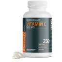 Bronson Vitamin C 500 MG stöder ett hälsosamt immunsystem och antioxidantskydd, icke-GMO, 250 vegetariska tabletter